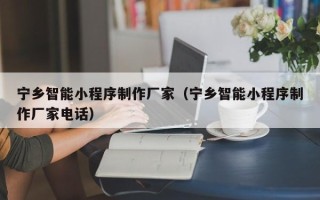 桂阳宁乡智能小程序制作厂家（宁乡智能小程序制作厂家电话）
